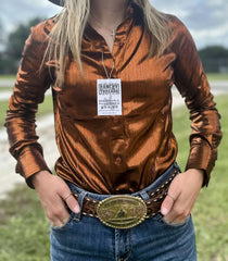 Burnt orange pullover