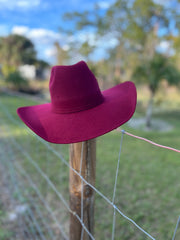Maroon Cowboy Hat