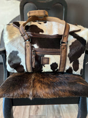 Cowhide Small Duffle Bag