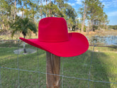 Red Cowboy Hat