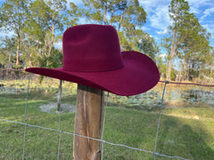Maroon Cowboy Hat