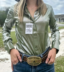 Olive green pullover