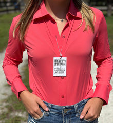 Coral cooling material pullover