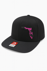 Florida flag PVC patch hat