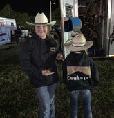 Leopard cowboys hoodie