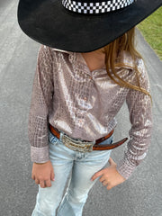 Youth Snakeskin Pullover