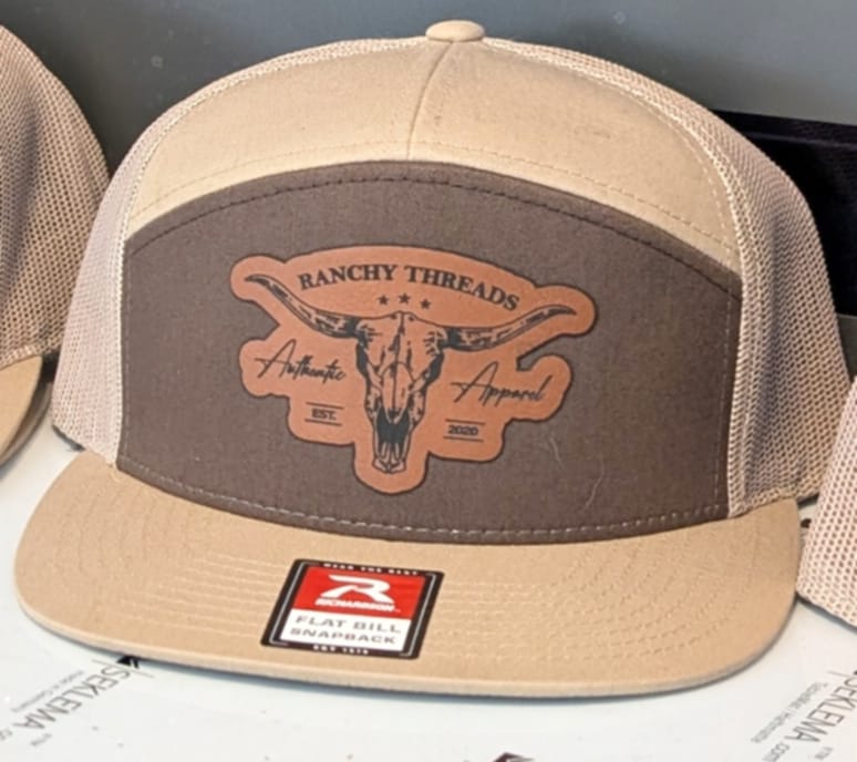 Ranchy Threads Bull Skull Hat 2025 logo