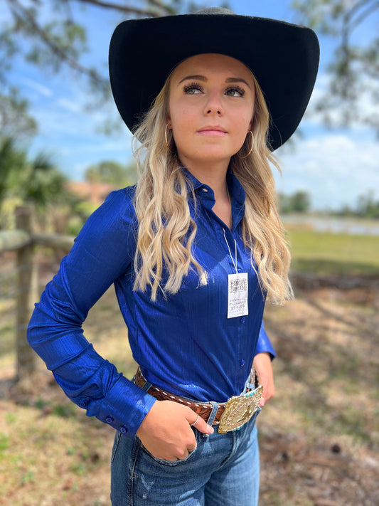 Royal blue pullover