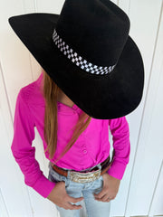 Youth Hot Pink Cooling Pullover