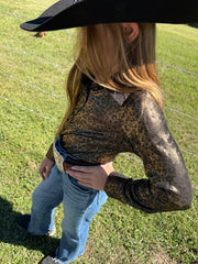 Youth Leopard Pullover