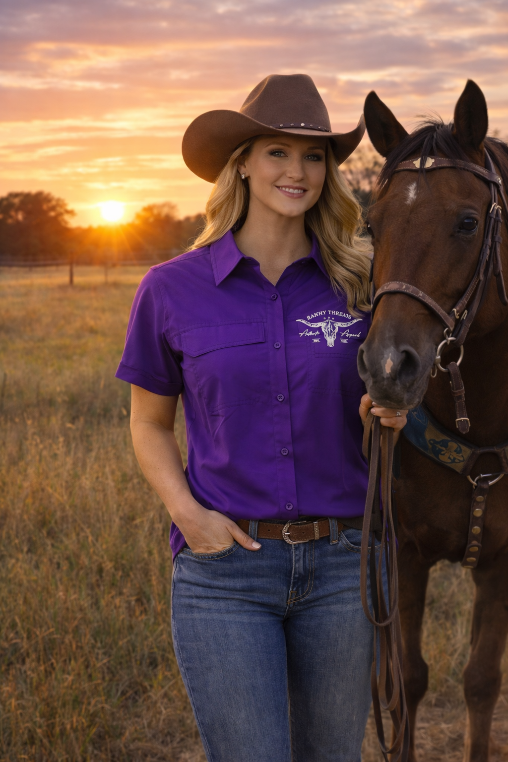 Ranchy Threads Women’s Fishing Shirt