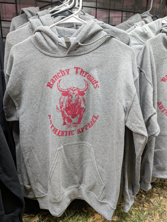 Ranchy Threads  Bull Hoodie