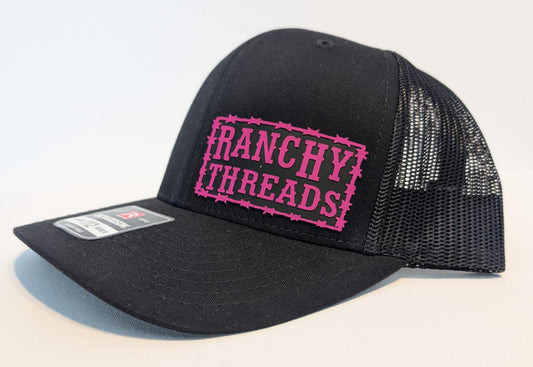 Ranchy Threads Barbwire Patch Hat