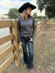 Women's Cool & Dry Heathered Performance Quarter-Zip Pullover