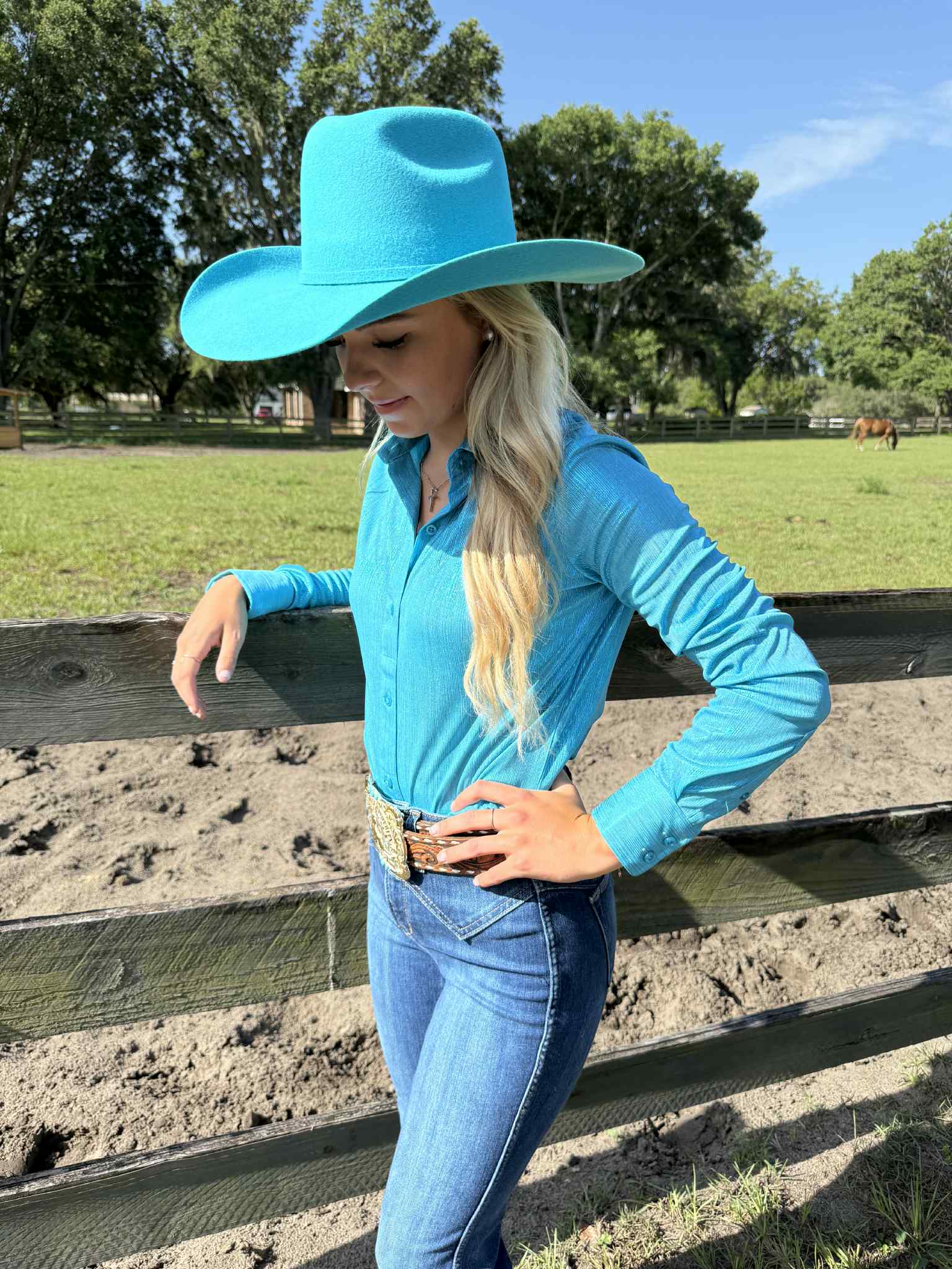 Caribbean Blue Pullover