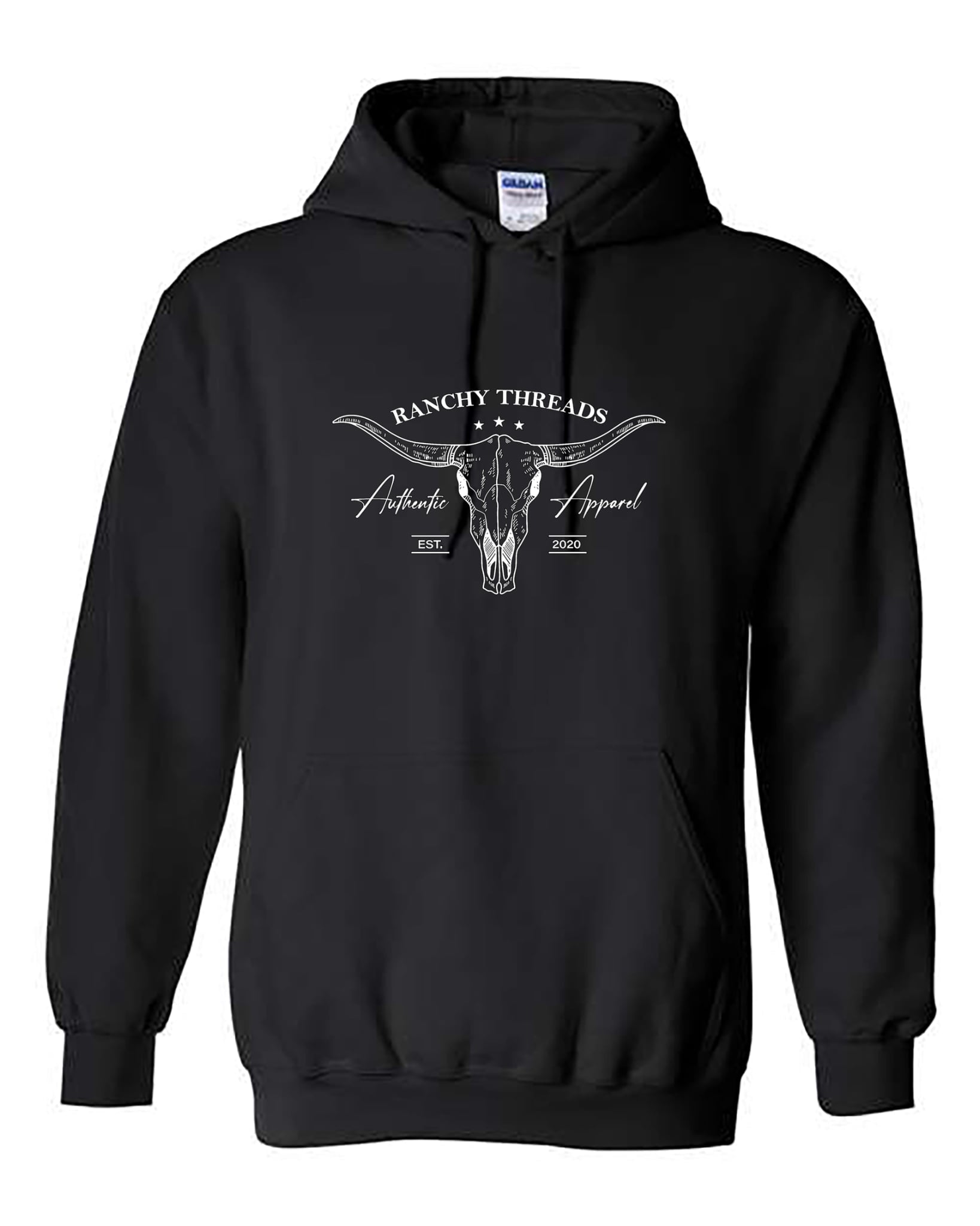Ranchy Threads Black Hoodie