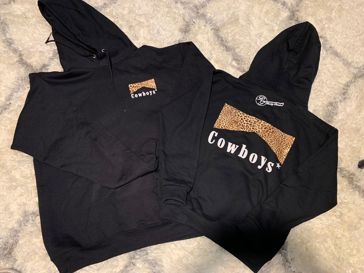Leopard cowboys hoodie